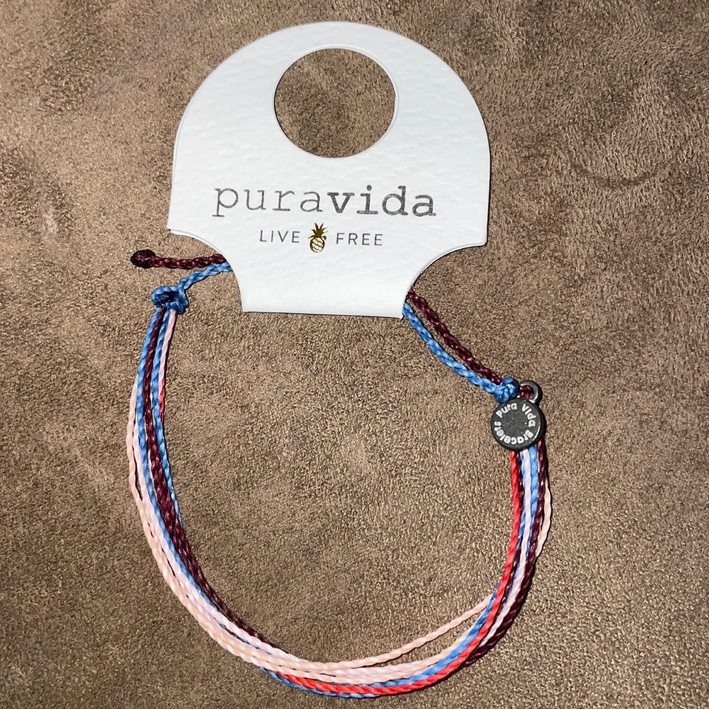 Pura Vida Bracelet! Red white and blue!! Perfect for stocking stuffer!